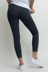 GRAPHITE COTTON LEGGINGS - LUIZIANA