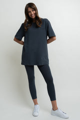 GRAY OVERSIZED T-SHIRT - HURON
