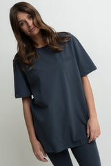 GRAY OVERSIZED T-SHIRT - HURON