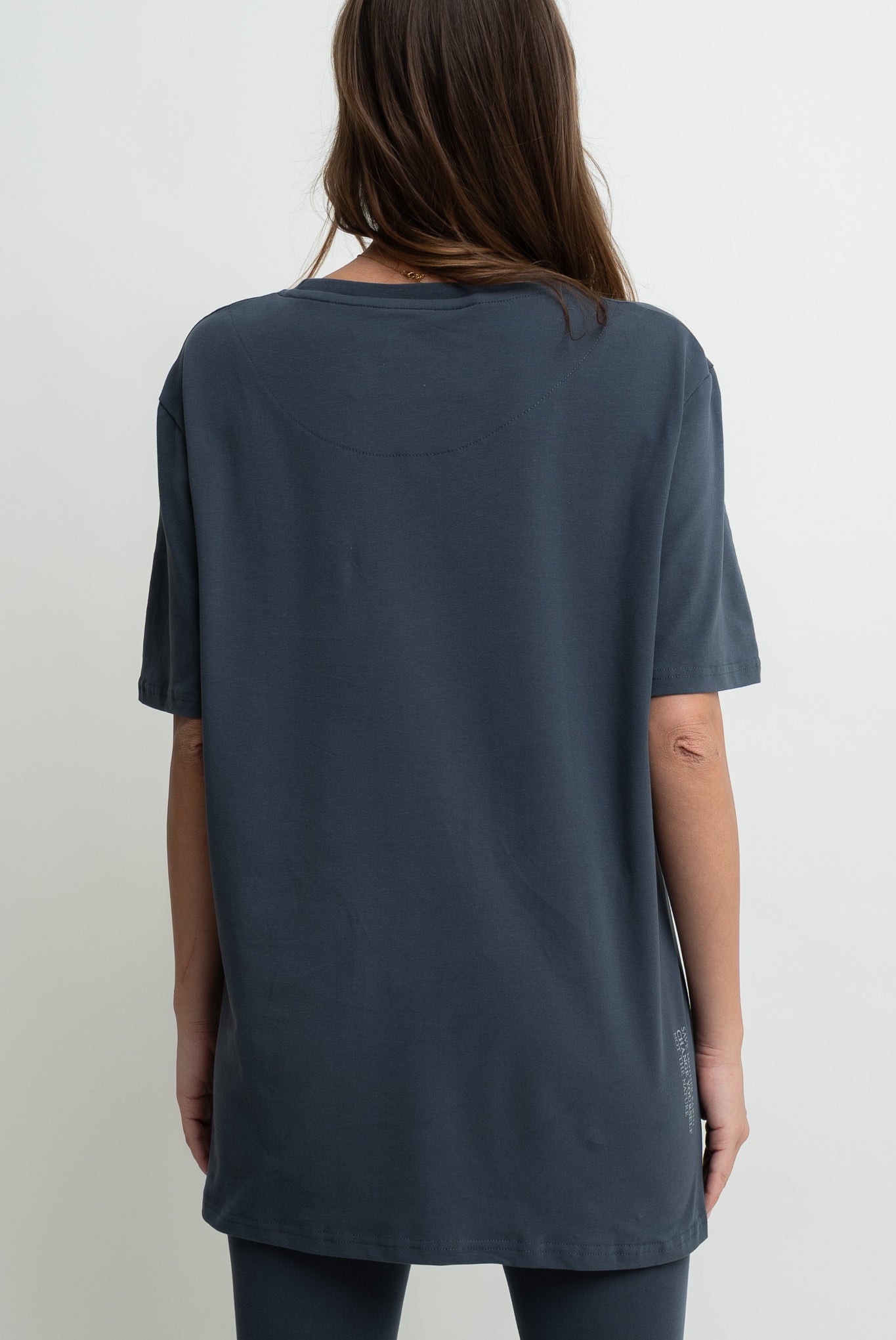 GRAY OVERSIZED T-SHIRT - HURON