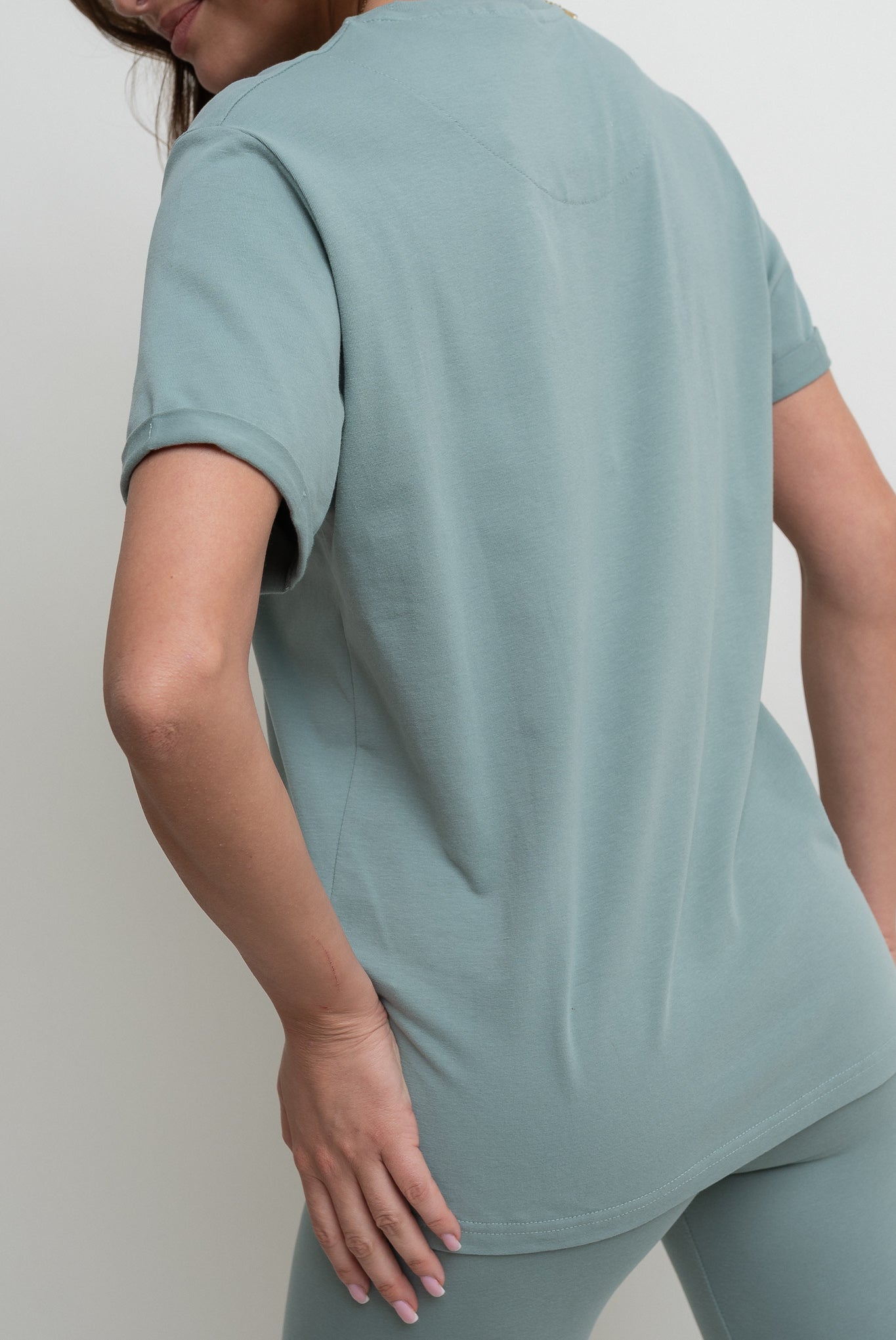 GREEN T-SHIRT - MORAINE