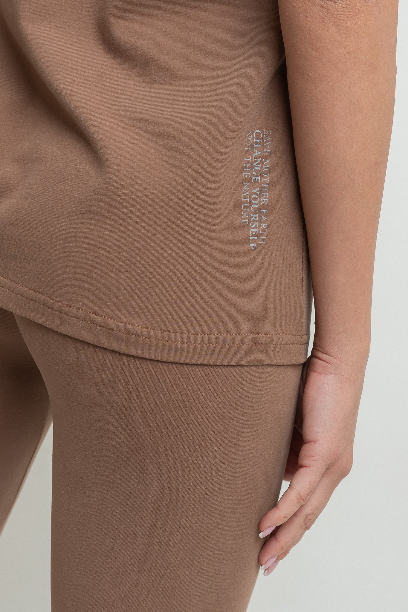 BROWN T-SHIRT - MORAINE