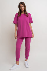 PINK OVERSIZED T-SHIRT - HURON