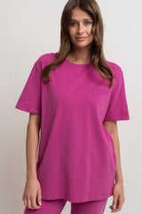 PINK OVERSIZED T-SHIRT - HURON