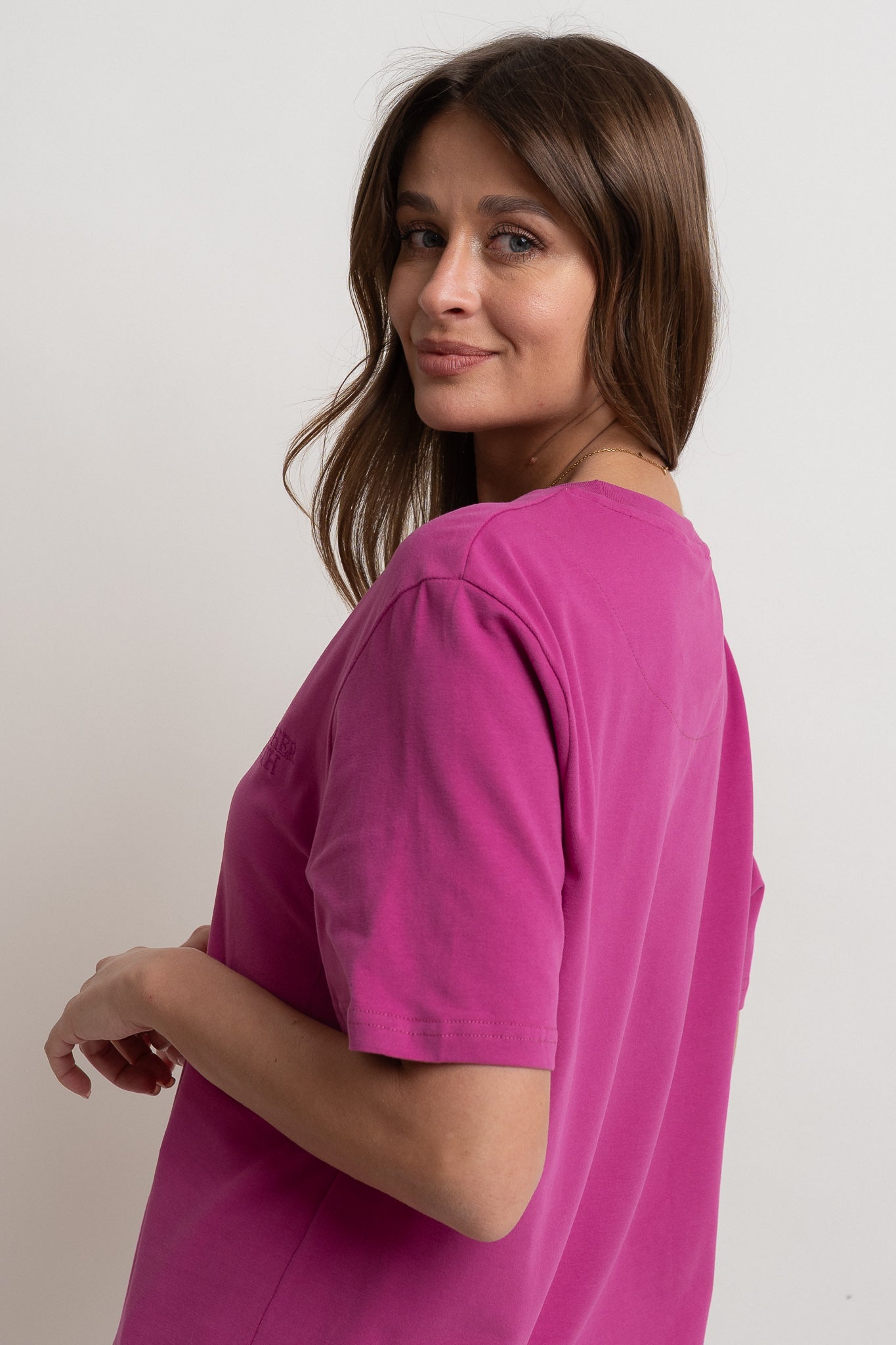 PINK OVERSIZED T-SHIRT - HURON