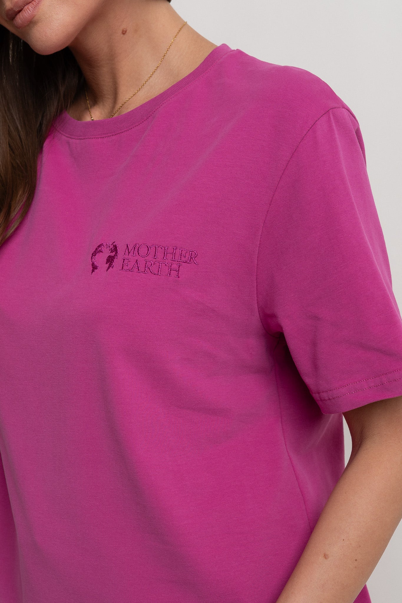 PINK OVERSIZED T-SHIRT - HURON