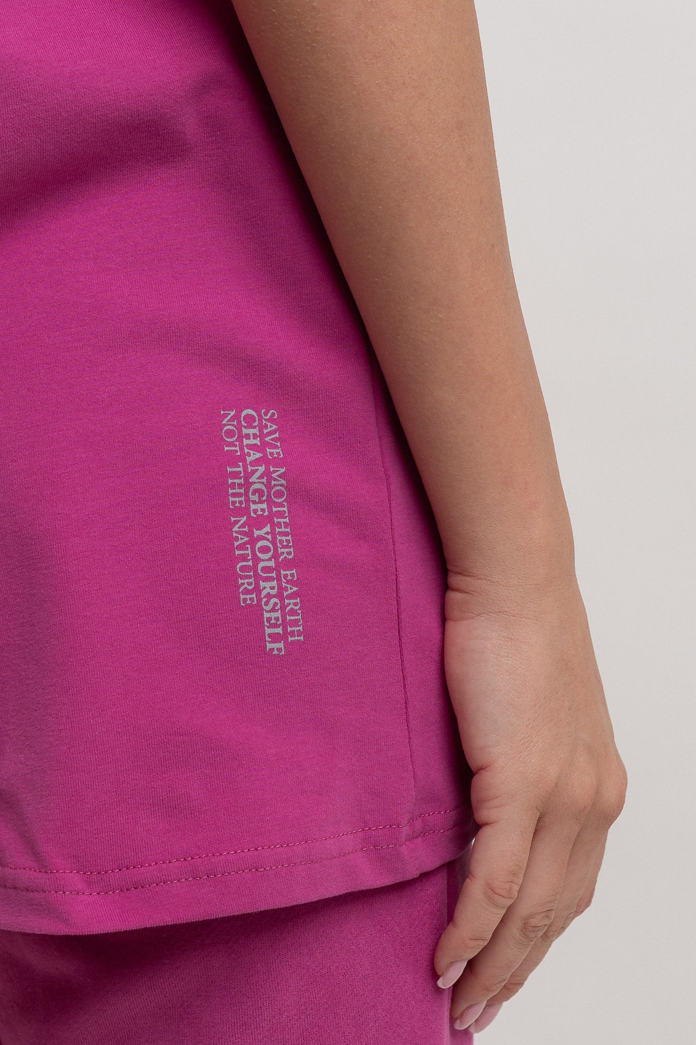 PINK OVERSIZED T-SHIRT - HURON