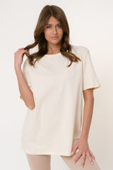 ECRU OVERSIZED T-SHIRT - HURON