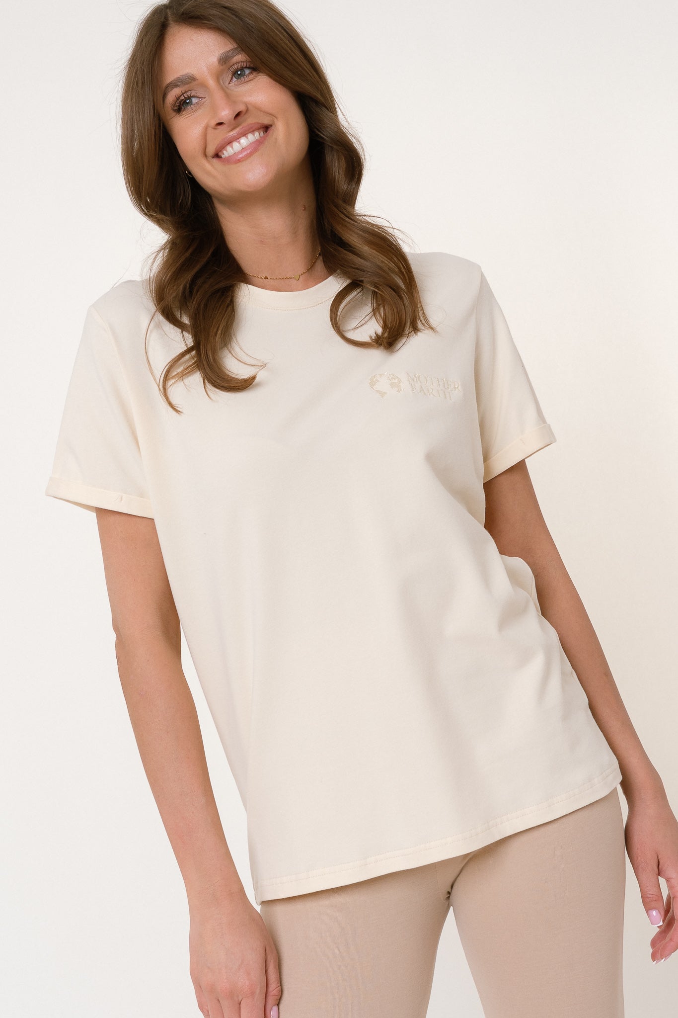 ECRU T-SHIRT - MORAINE