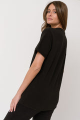 BLACK T-SHIRT - MORAINE
