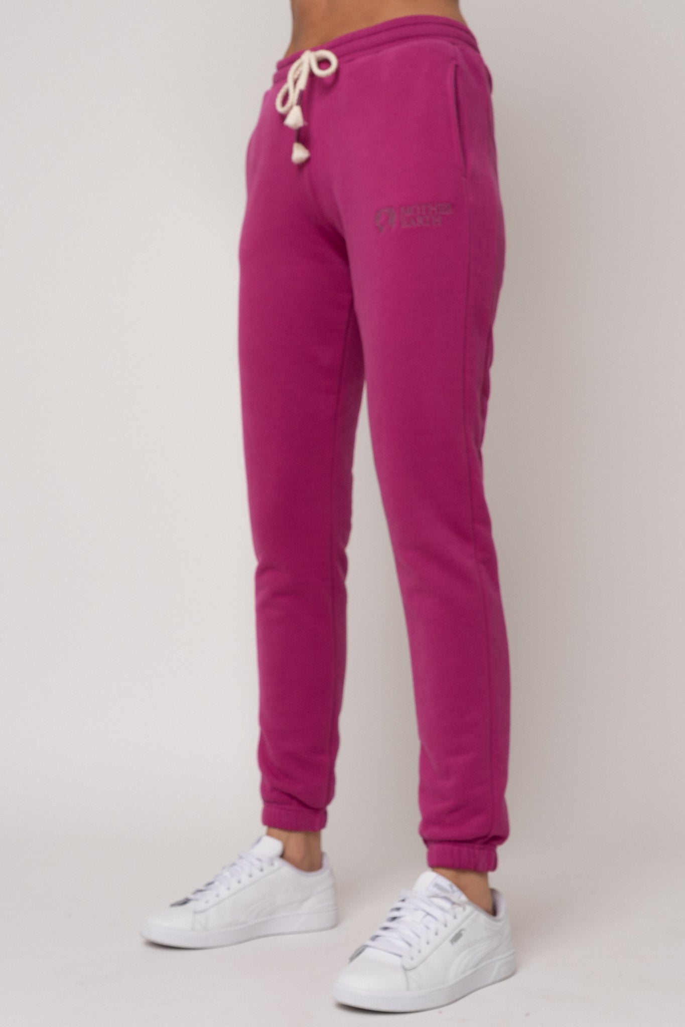 FITTED LONG PINK SWEATPANTS - ITAKA