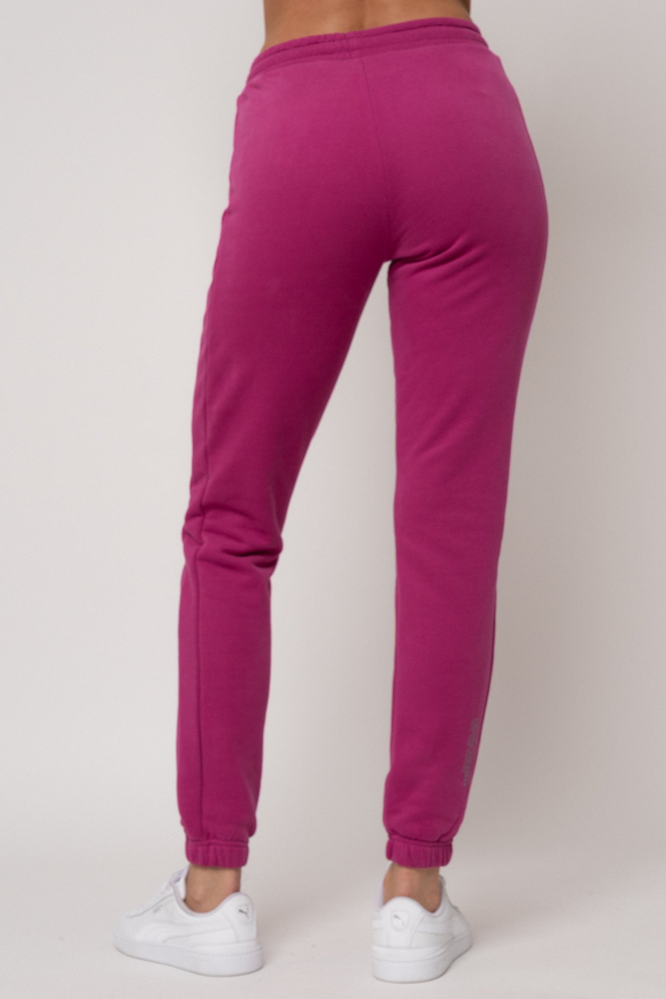 FITTED LONG PINK SWEATPANTS - ITAKA