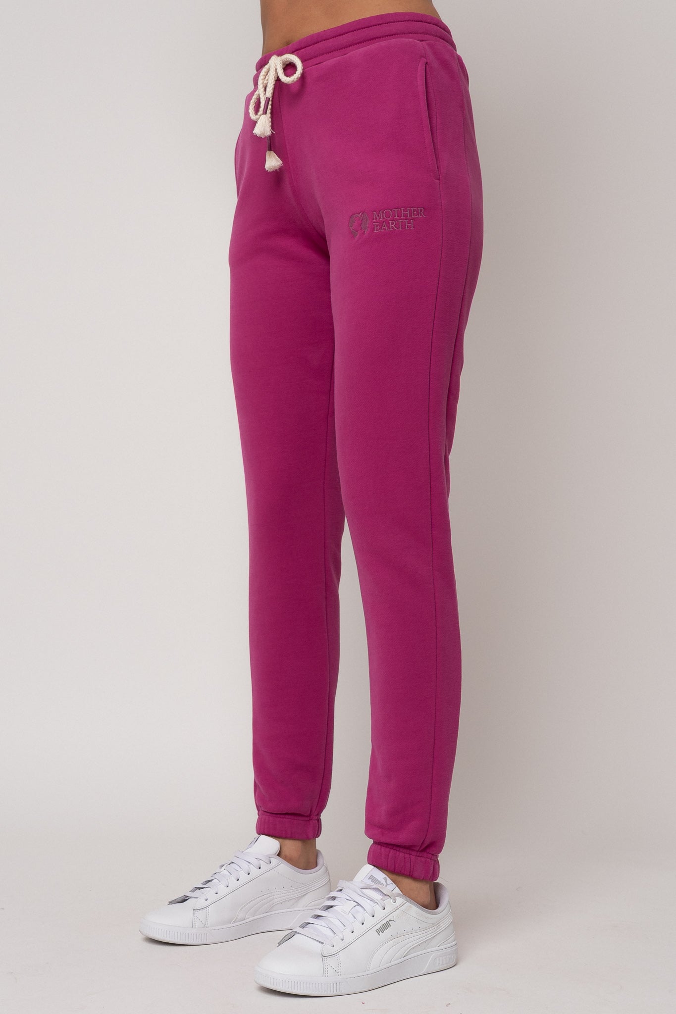 FITTED LONG PINK SWEATPANTS - ITAKA