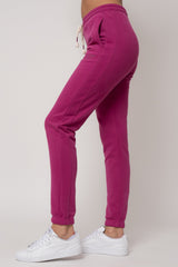 FITTED LONG PINK SWEATPANTS - ITAKA