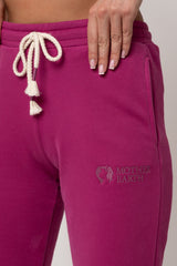 FITTED LONG PINK SWEATPANTS - ITAKA