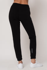 FITTED LONG BLACK SWEATPANTS - ITAKA