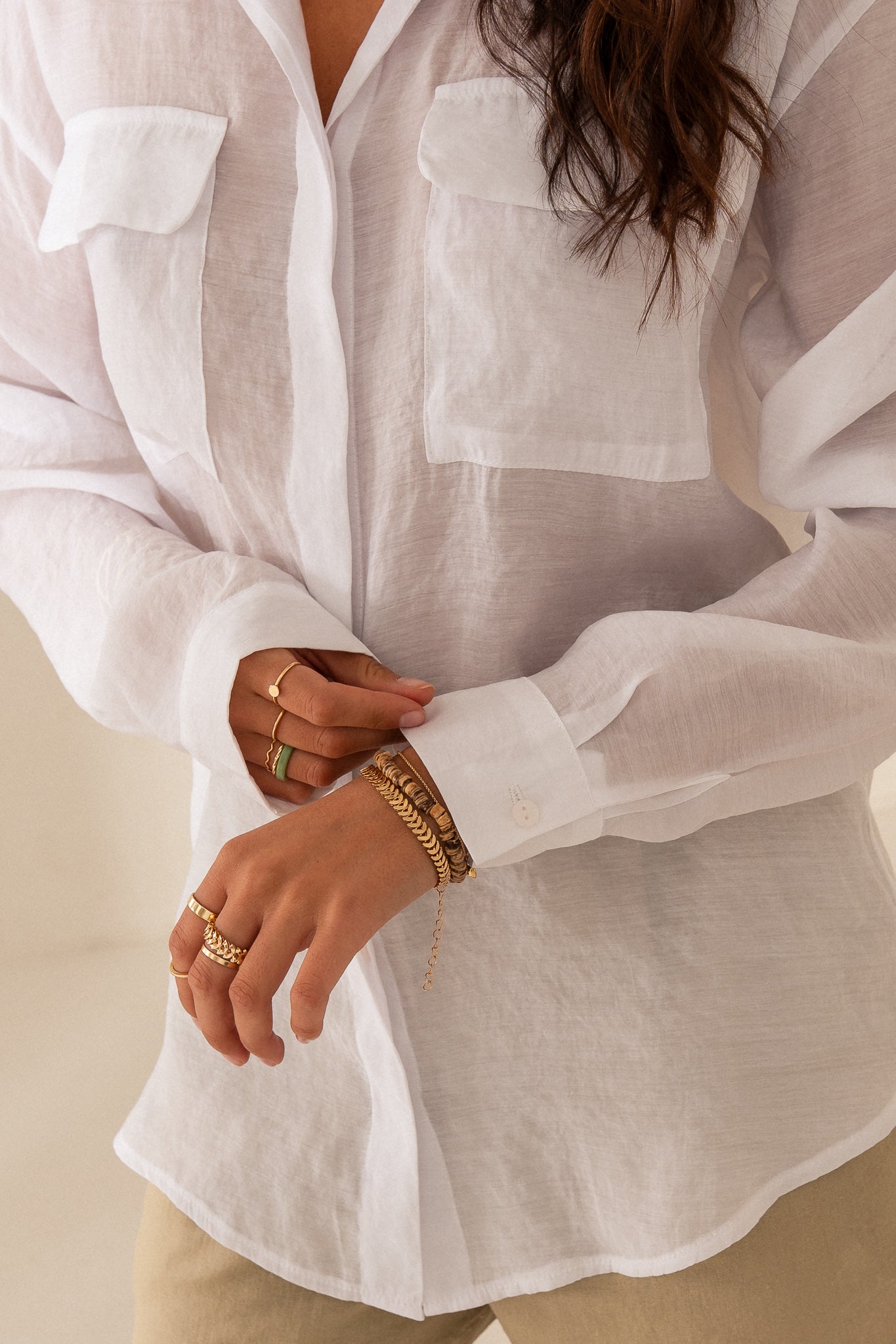 LONG-SLEEVE SHIRT WHITE – ISMENA