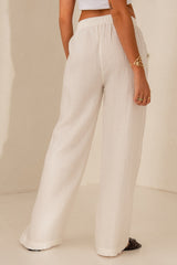 ECRU MUSLIN PANTS – DANAE