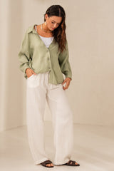 ECRU MUSLIN PANTS – DANAE