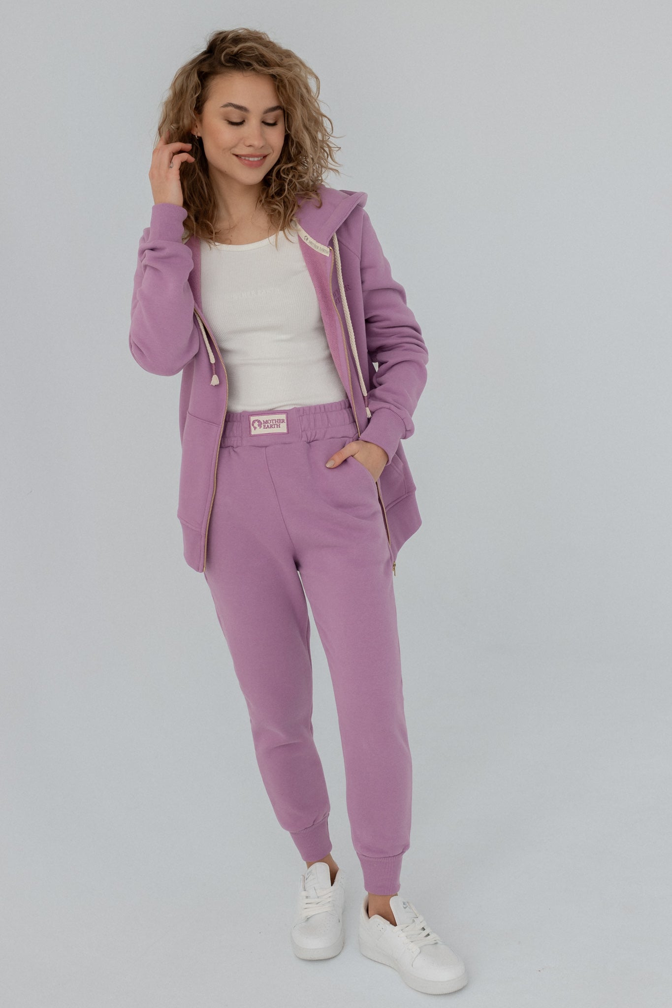 PURPLE JOGGER SWEATPANTS - BEGERA