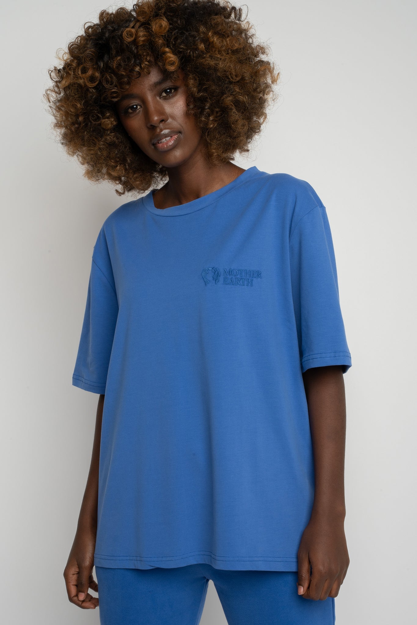 BLUE T-SHIRT - OYSTER