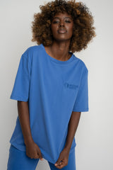 BLUE T-SHIRT - OYSTER