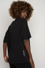 BLACK T-SHIRT - OYSTER