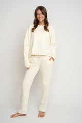 ECRU SWEATPANTS - PAEA