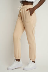 BEIGE BAGGY SWEATPANTS - KARPATOS