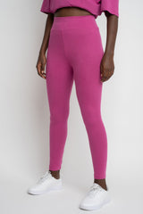PINK COTTON LEGGINGS - LUIZIANA