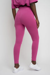 PINK COTTON LEGGINGS - LUIZIANA