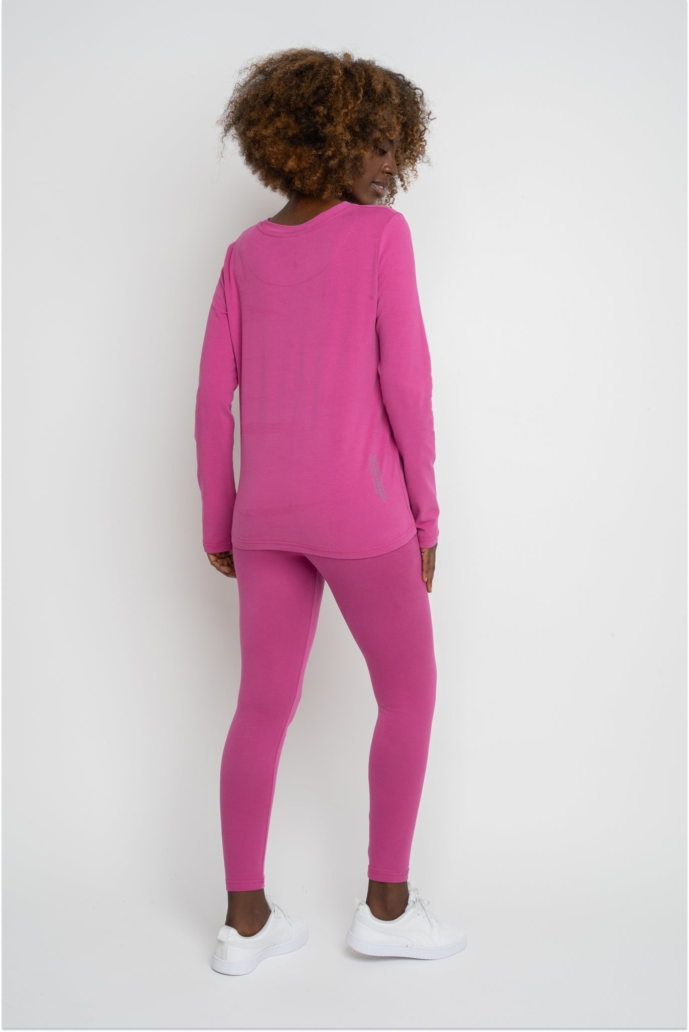 PINK LONG SLEEVE COTTON TOP – KANDY