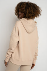 HOODED SWEATSHIRT BEIGE – MURIA
