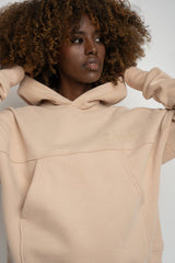 HOODED SWEATSHIRT BEIGE – MURIA