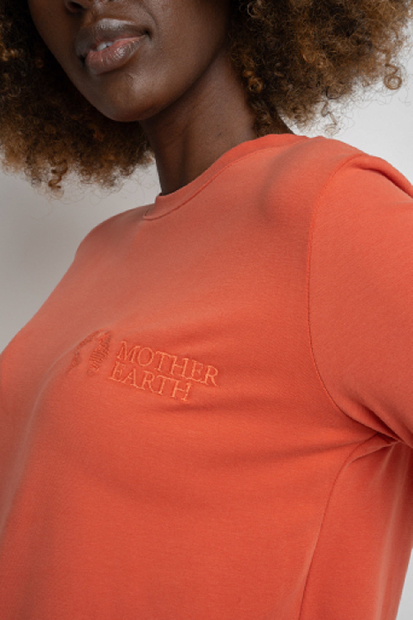 ORANGE LONG SLEEVE COTTON TOP – KANDY