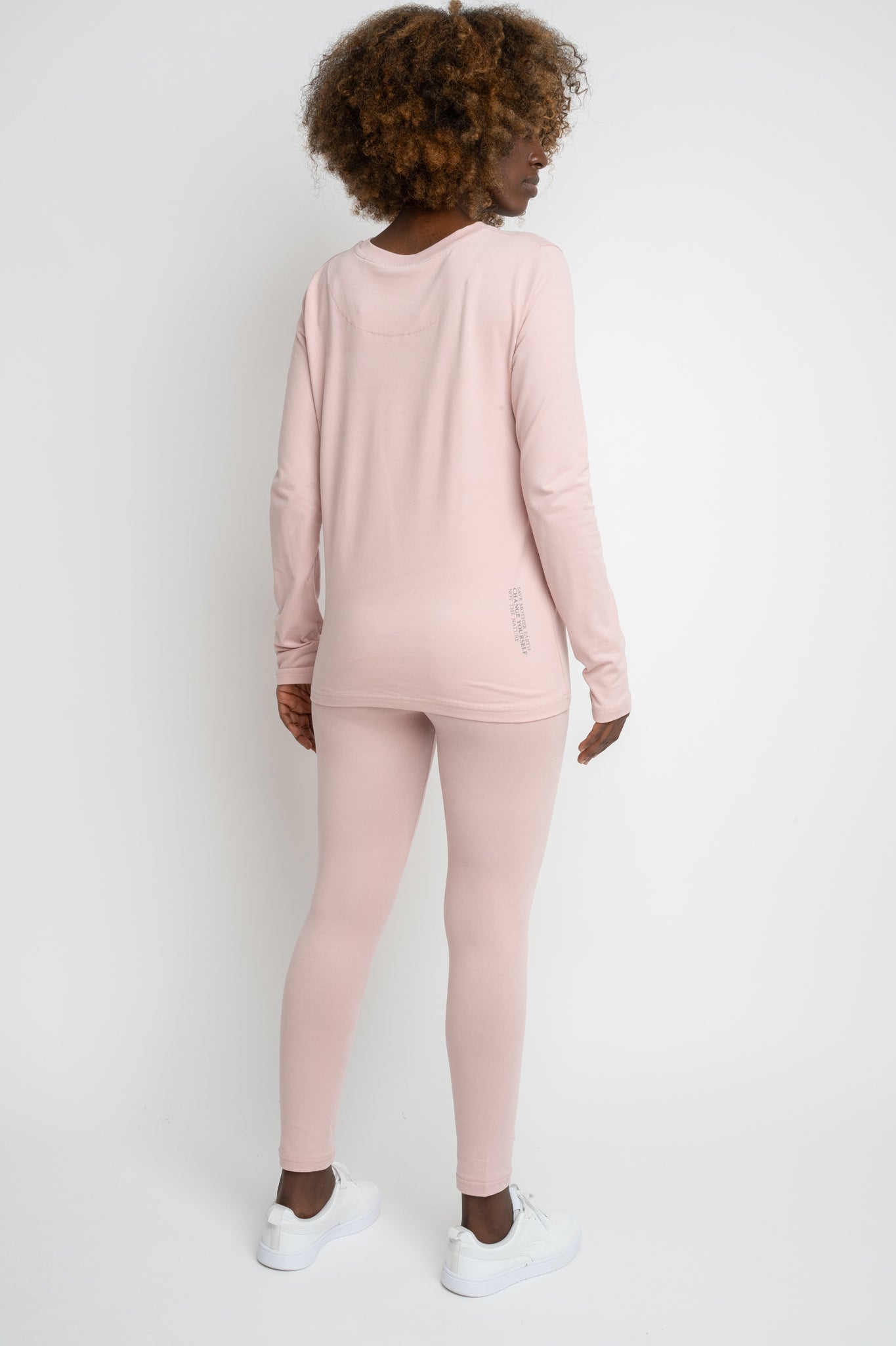 LIGHT PINK LONG SLEEVE COTTON TOP – KANDY