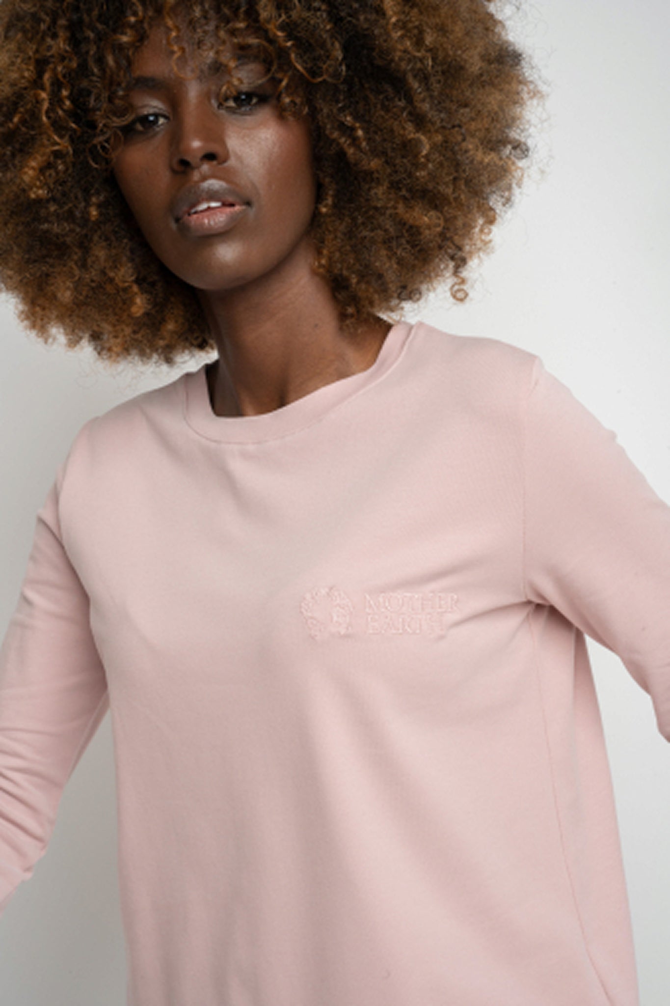 LIGHT PINK LONG SLEEVE COTTON TOP – KANDY