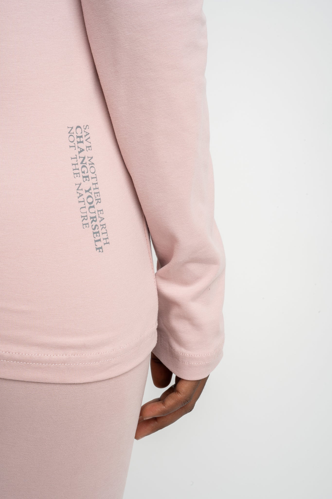 LIGHT PINK LONG SLEEVE COTTON TOP – KANDY