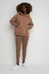 HOODED SWEATSHIRT BROWN – MURIA