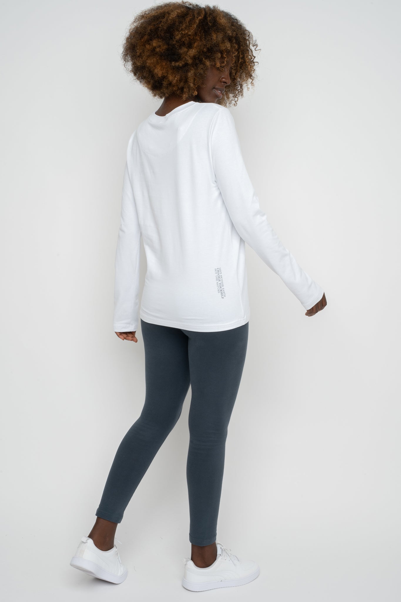 WHITE LONG SLEEVE COTTON TOP – KANDY