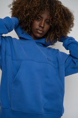 HOODED SWEATSHIRT BLUE – MURIA