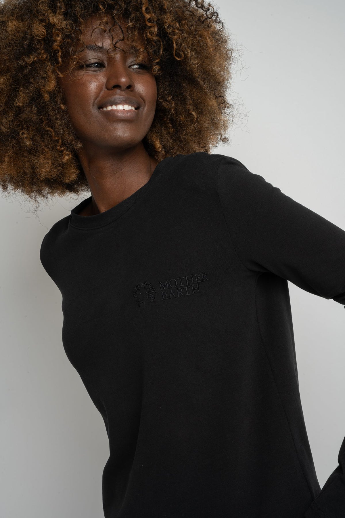 BLACK LONG SLEEVE COTTON TOP – KANDY