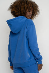 BLUE HOODED SWEATSHIRT - MOHELI