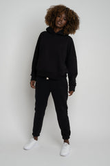 HOODED SWEATSHIRT BLACK – MURIA
