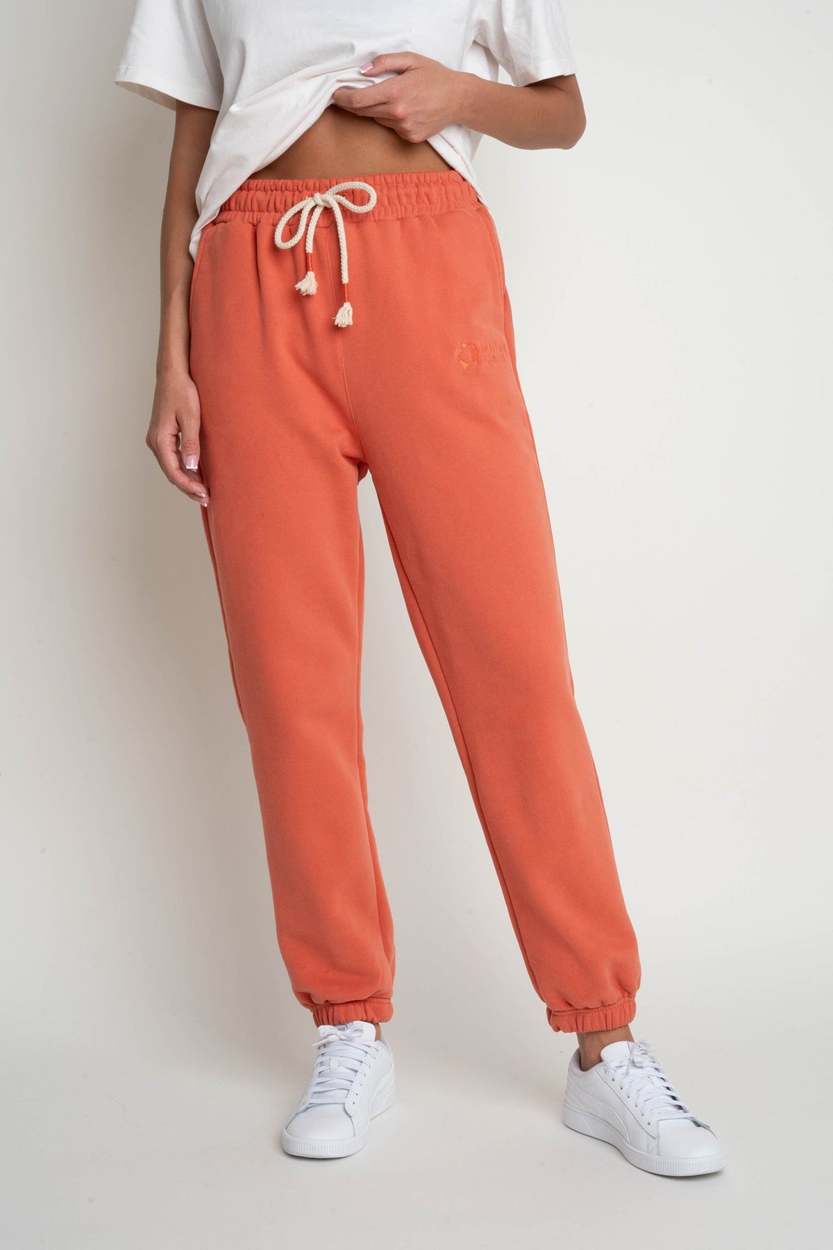 ORANGE REGULAR FIT SWEATPANTS – MILOS