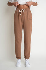 BROWN REGULAR FIT SWEATPANTS – MILOS