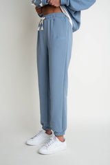 DARK BLUE REGULAR FIT SWEATPANTS – MILOS