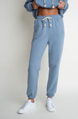 DARK BLUE REGULAR FIT SWEATPANTS – MILOS