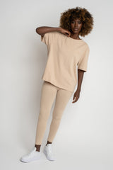 BEIGE T-SHIRT - OYSTER
