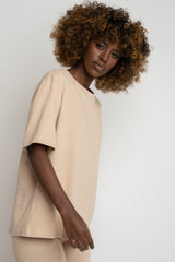 BEIGE T-SHIRT - OYSTER